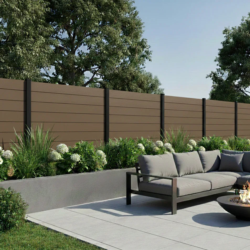 Premium Composite Fencing in Antique