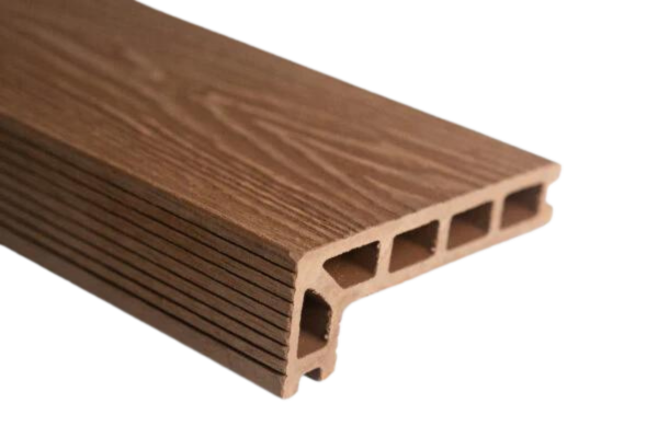 Woodgrain Composite Decking Step Edge 3.6m