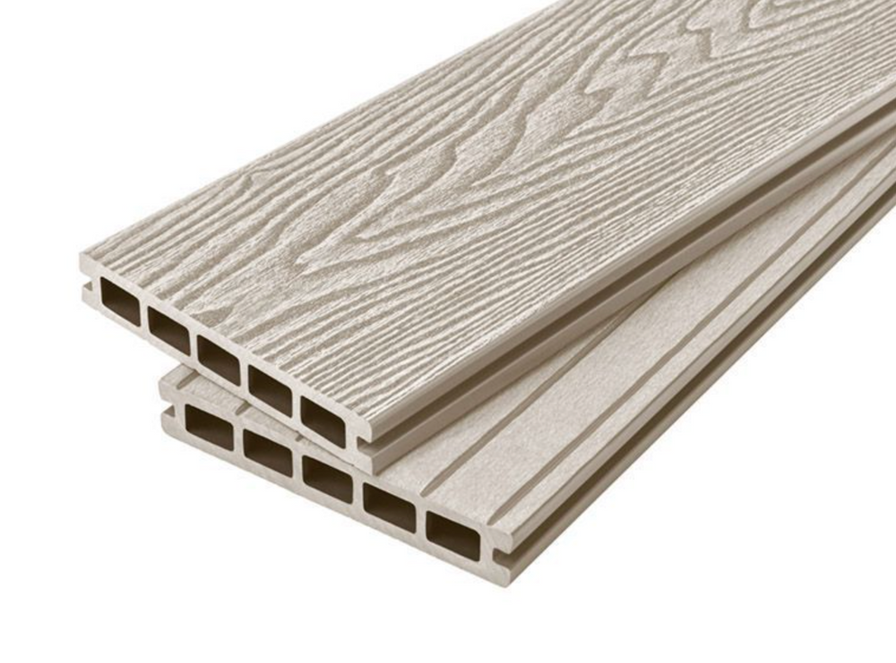 Woodgrain Composite Decking – Ash White
