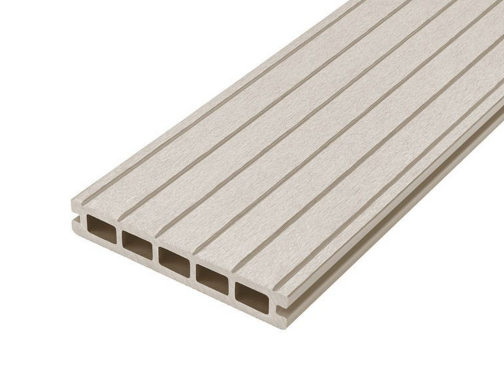 
                  
                    Woodgrain Composite Decking – Ash White
                  
                