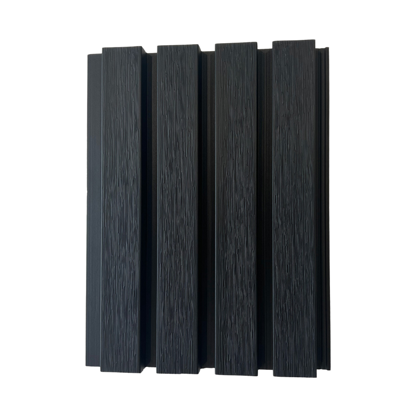 Slatted Cladding - Midnight Black