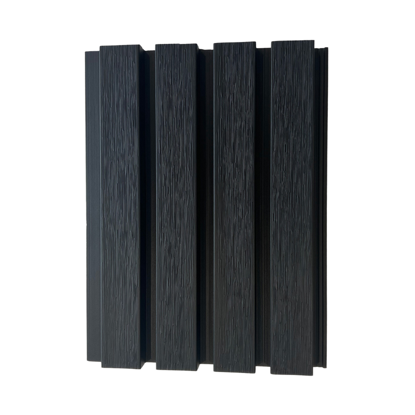 Slatted Cladding - Midnight Black