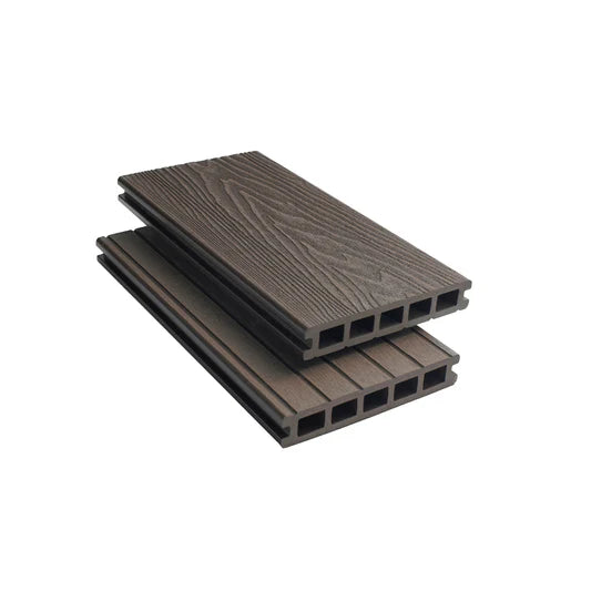 Woodgrain Composite Decking 3.6m – Chocolate