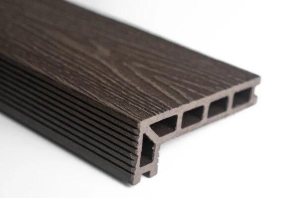 
                  
                    Woodgrain Composite Decking Step Edge 3.6m - Chocolate
                  
                