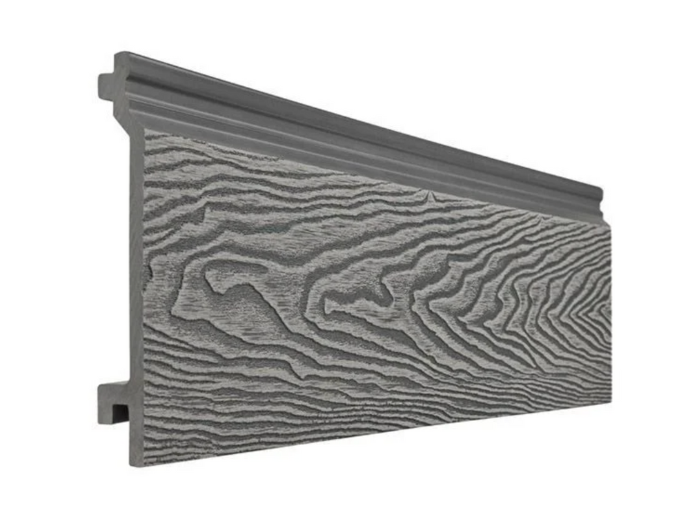 Woodgrain Composite Wall Cladding 3.6m - Grey