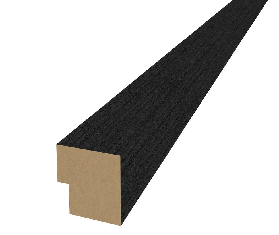 Black Acoustic Wall Panel End Bar |  Series 1