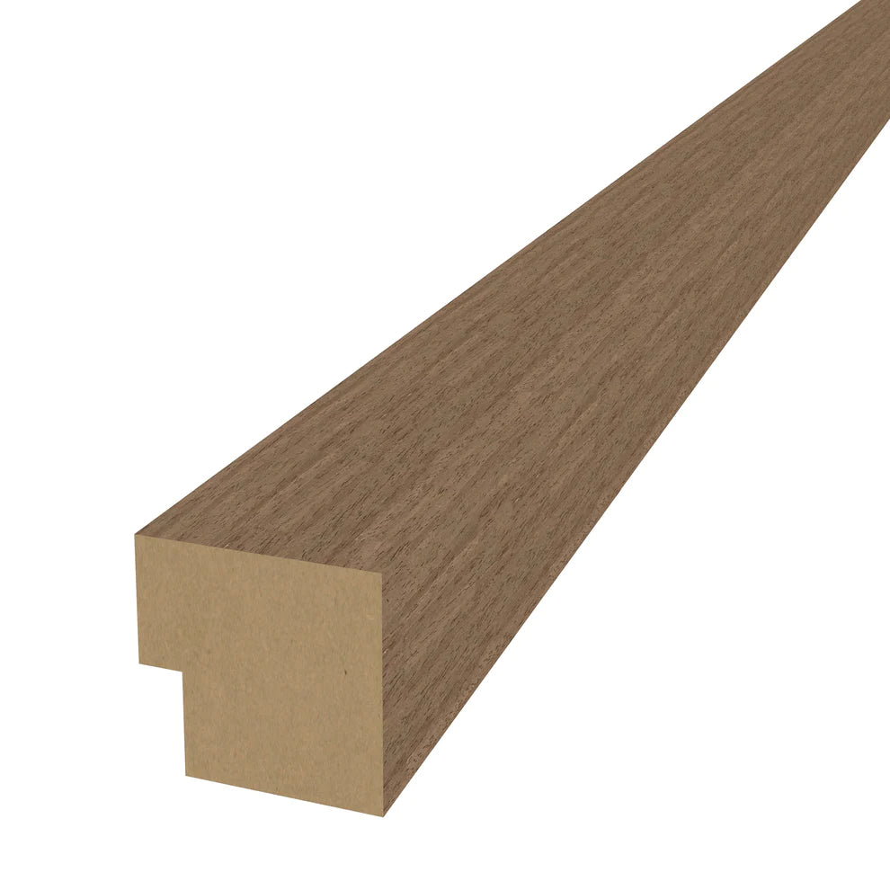 Walnut Acoustic Wall Panel End Bar |  Series 1