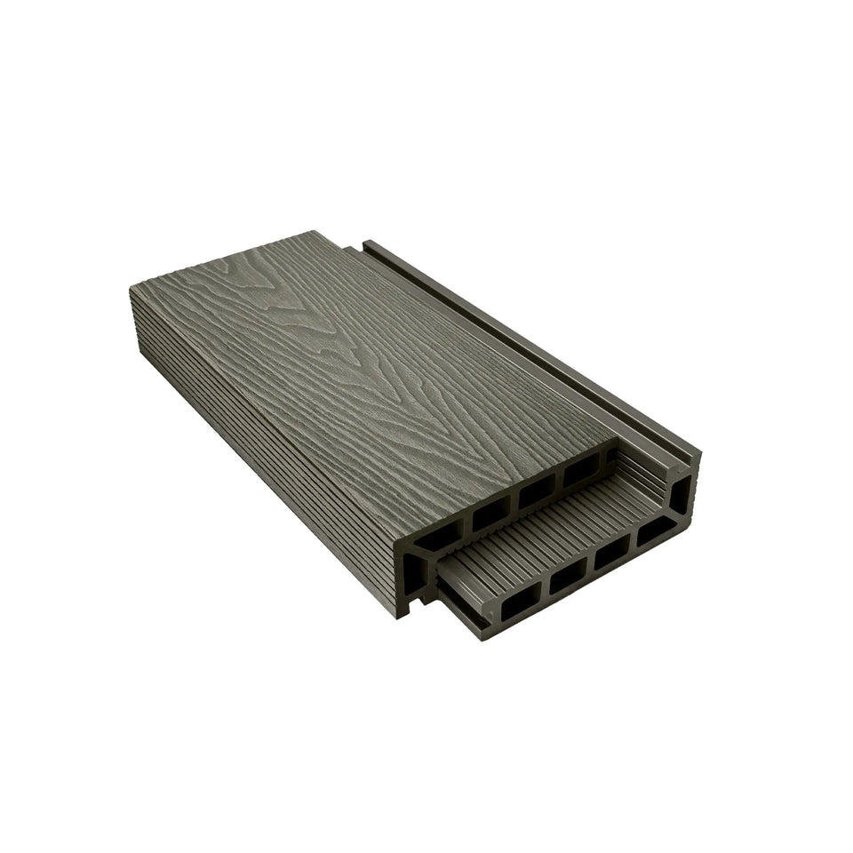 Woodgrain Composite Decking Step Edge 3.6m in Oak