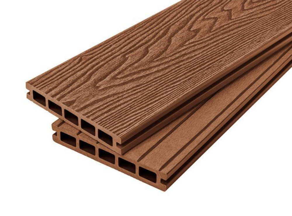 Woodgrain Composite Decking 4.8m – Teak