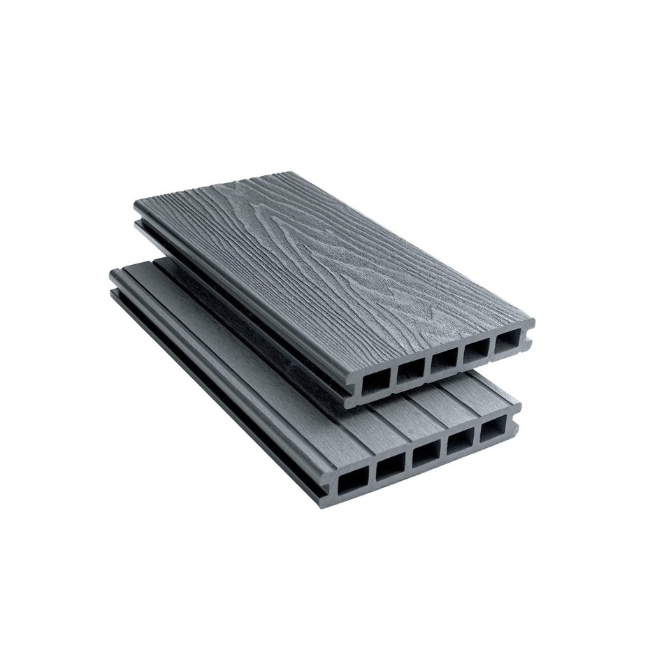 Woodgrain Composite Decking 3.6m in Silver